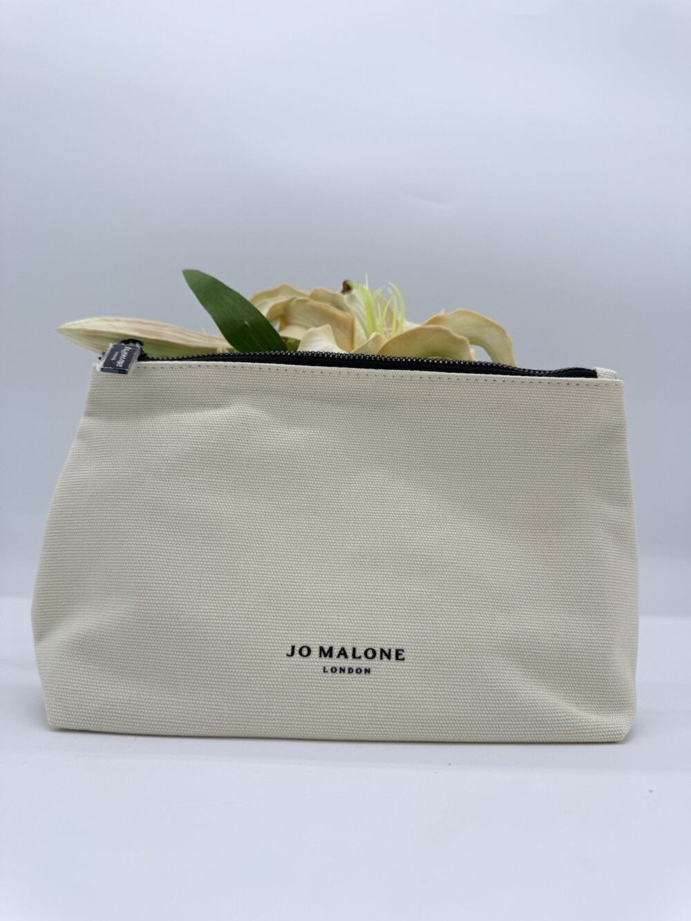 Jo Malone London Makeup Cosmetic Bag Zipped Pouch 9” * 6” * 3”